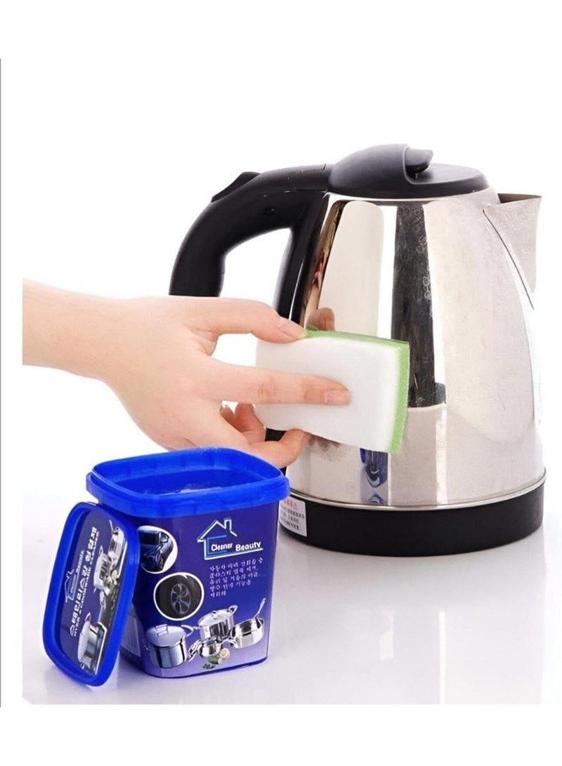 Kitchen and bathroom cleaner paste for removing grease, 500g, suitable for cleaning surfaces and tiles, 2 packs of product R - Image 1